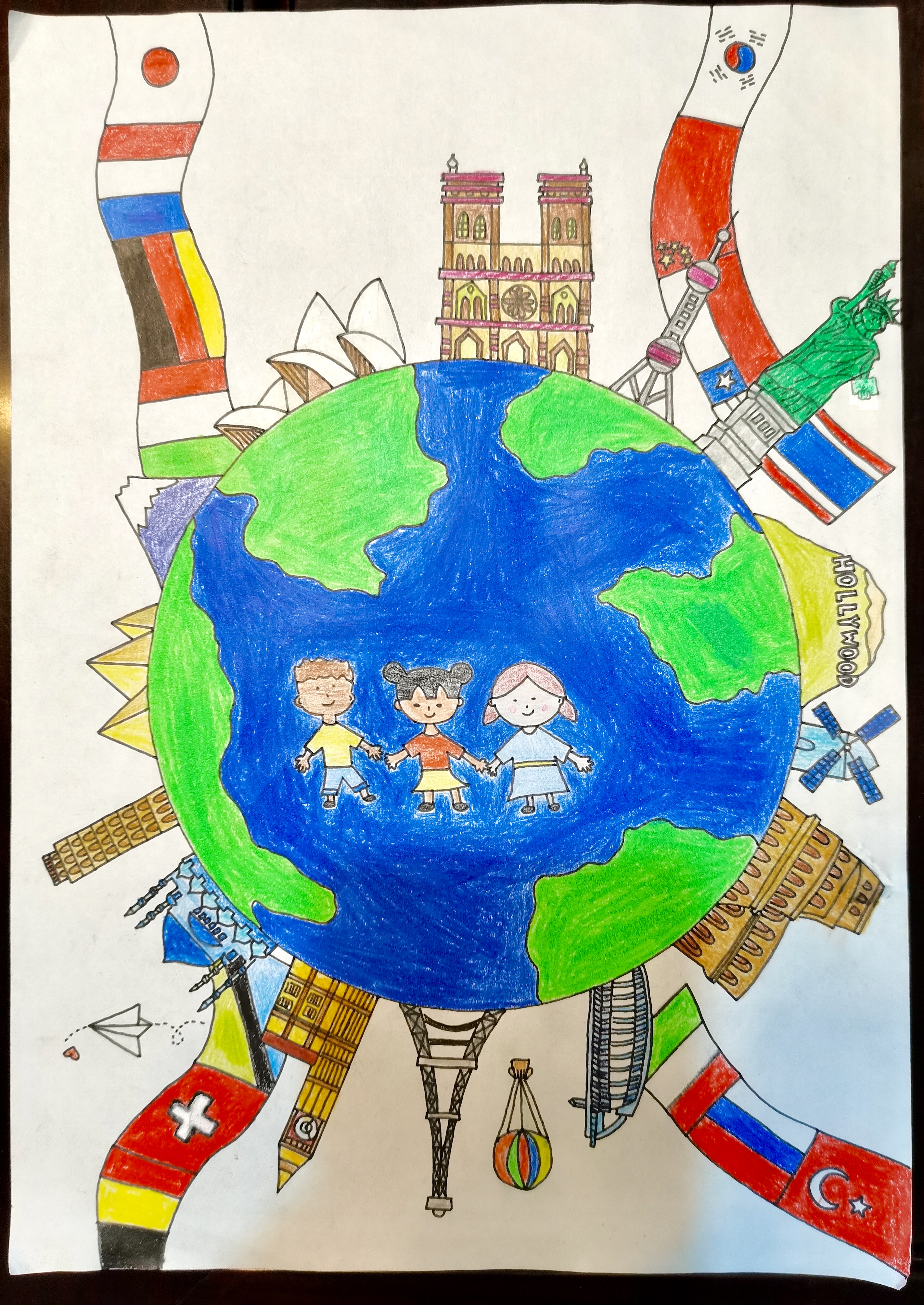 world peace paintings for kids